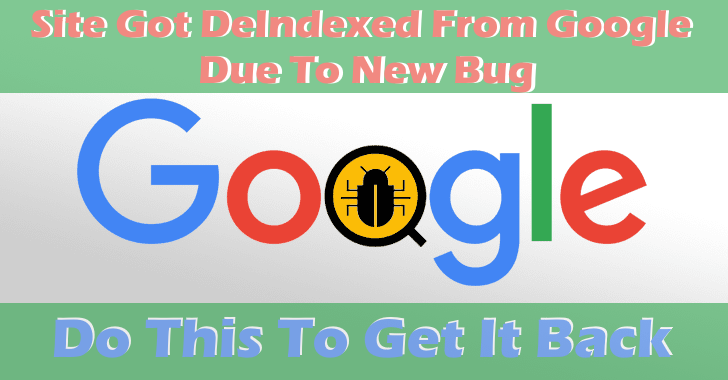 Site Got DeIndexed From Google Due To New Bug - Do This To Get It Back